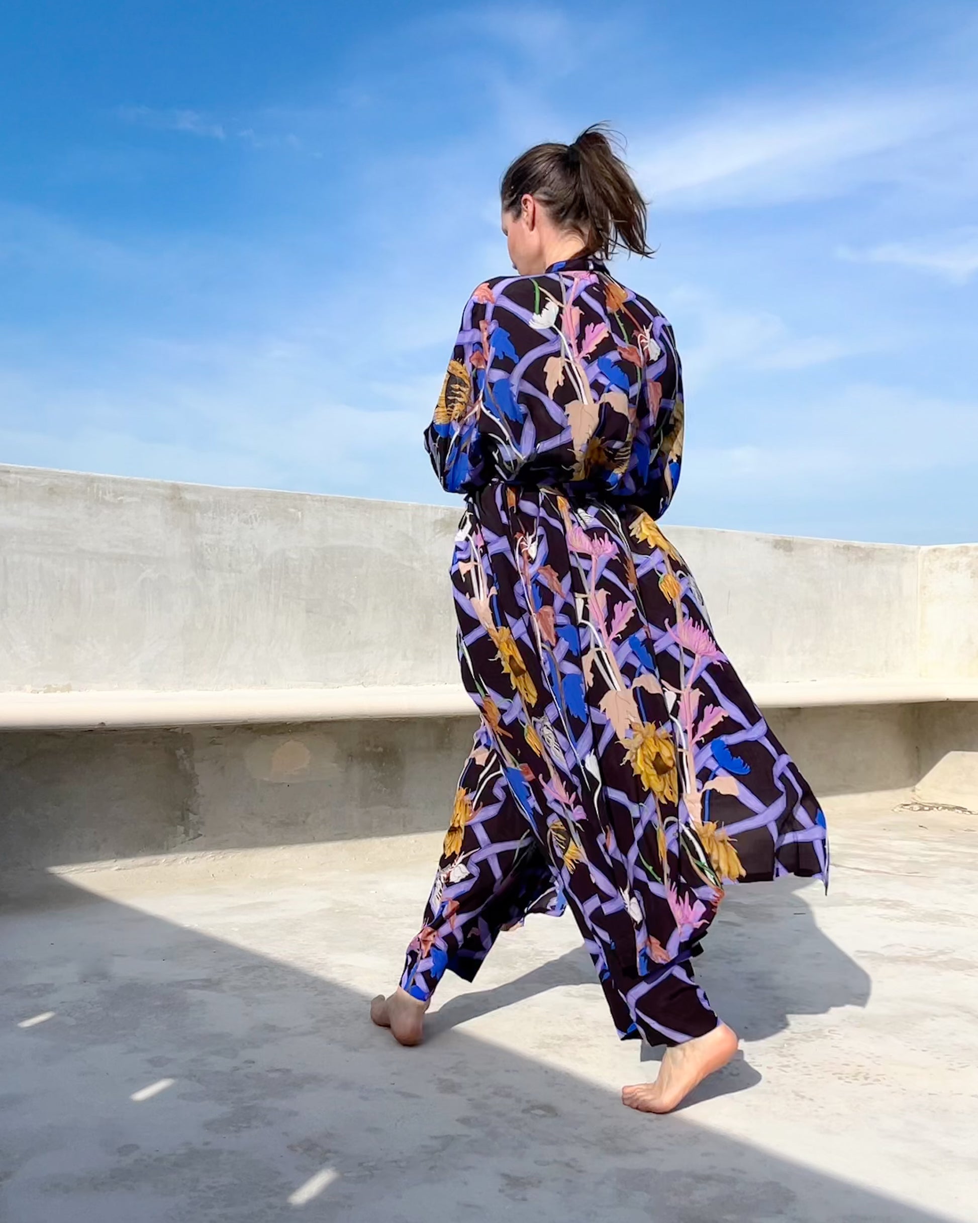 KIMONO ROBE— PRE ORDER — WILTED kimono robe— PRE ORDER — WILTED kimono robe