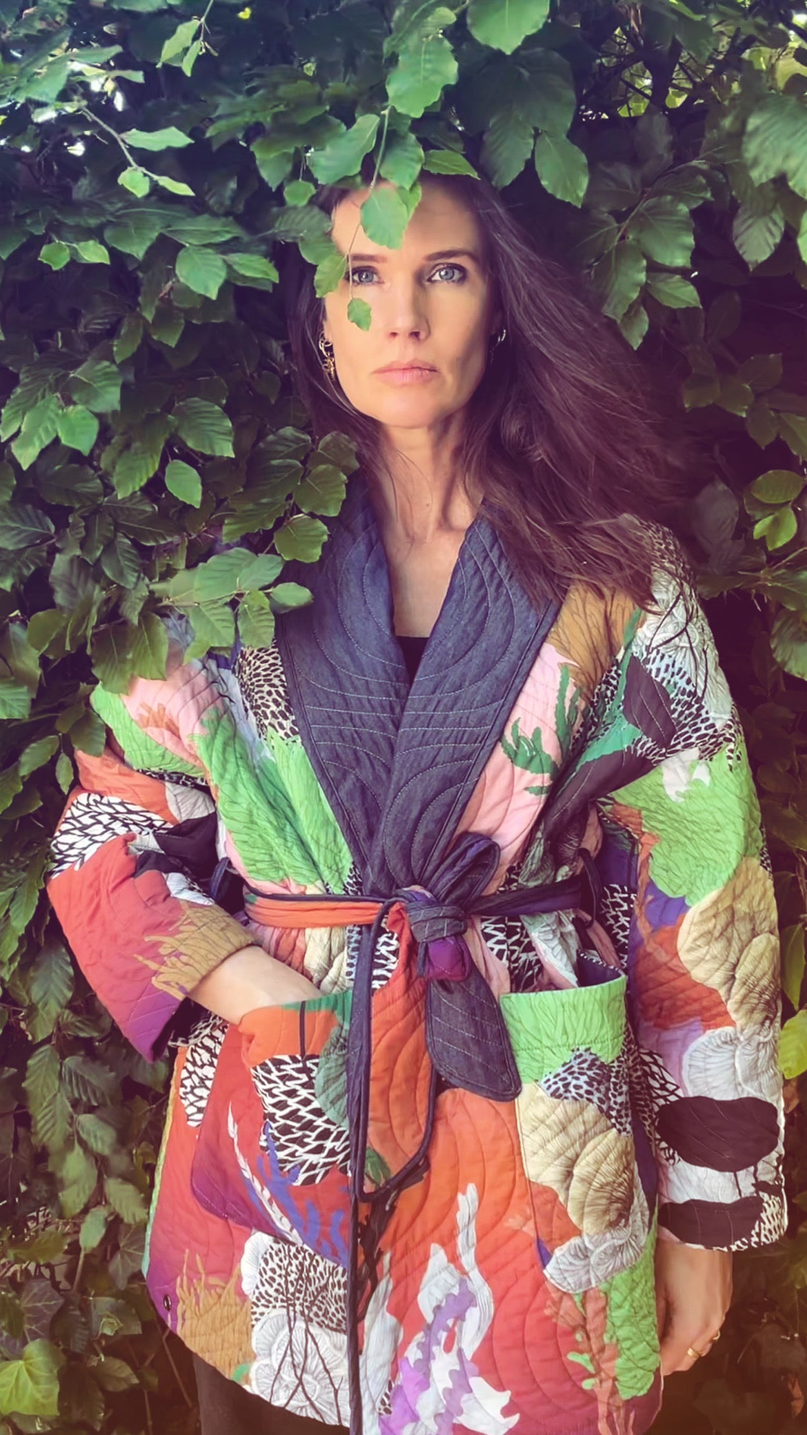 Quilted Kimono OCEAN