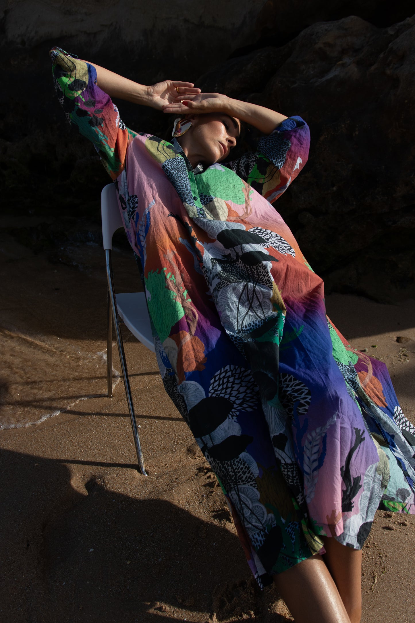 PRE ORDER - KAFTAN DRESS OCEAN