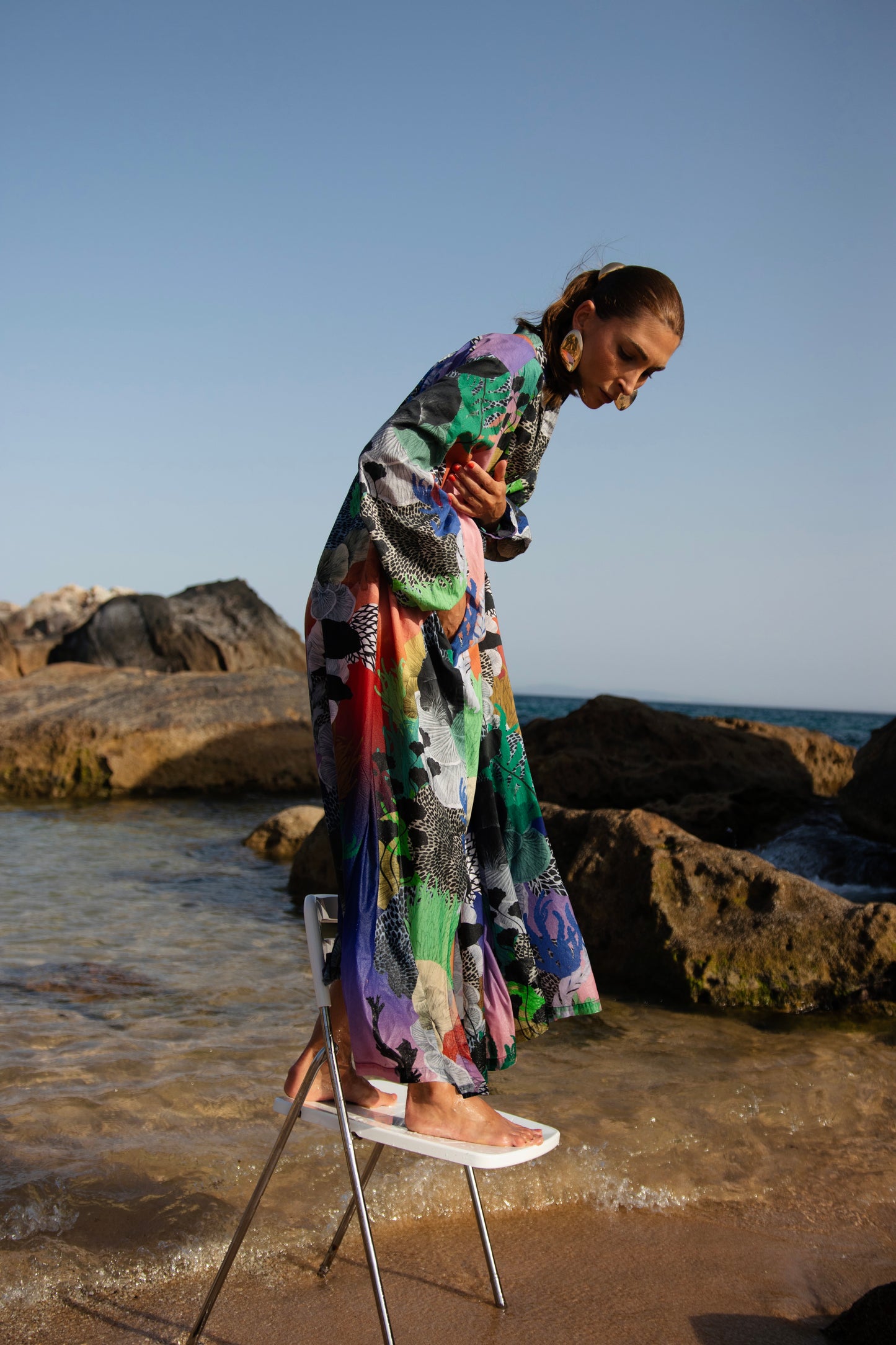 PRE ORDER - KAFTAN DRESS OCEAN