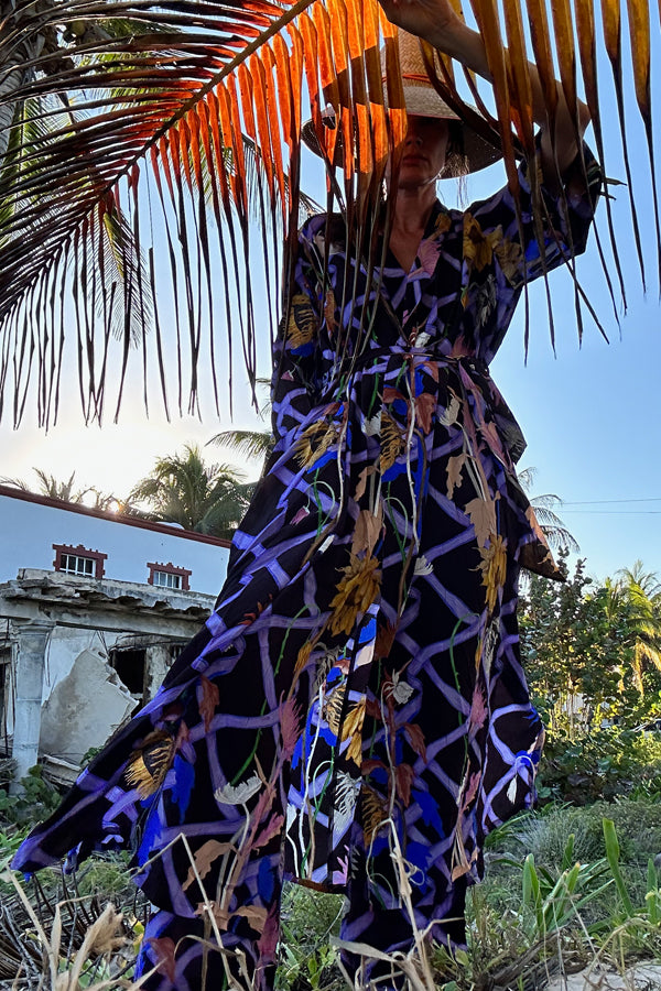 KIMONO ROBE— PRE ORDER — WILTED kimono robe— PRE ORDER — WILTED kimono robe