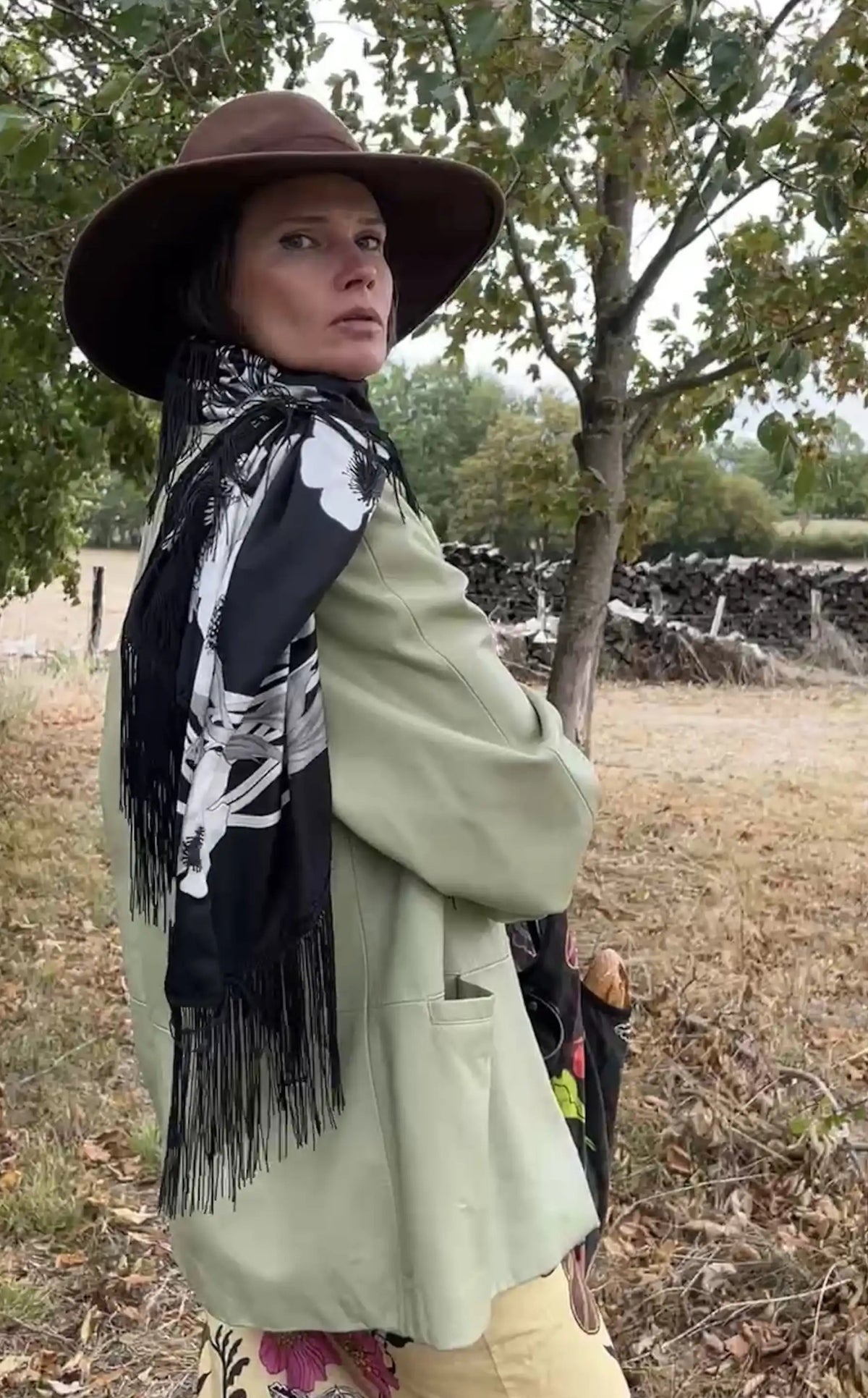 SCARF willink tassle silk