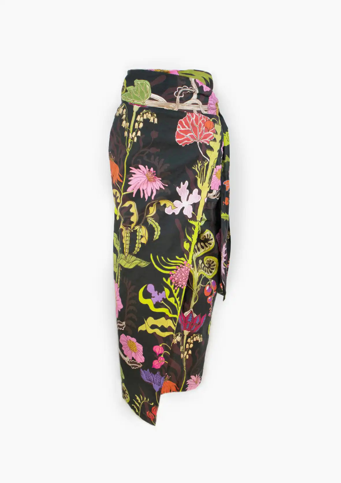 Wrap skirt Secret Garden black